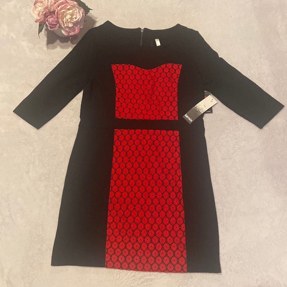 NWT KENSIE Size L Dress - Picture 1 of 11